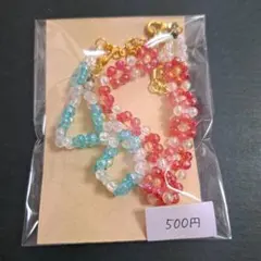 177 ハンドメイド ビーズブレスレット 3本セット