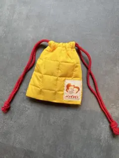 【新品・未使用】パンどろぼう巾着ポーチ キルティング