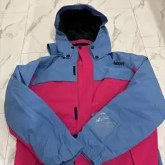 nnoum スキーウェア 子ども用 青とピンク　上下セット