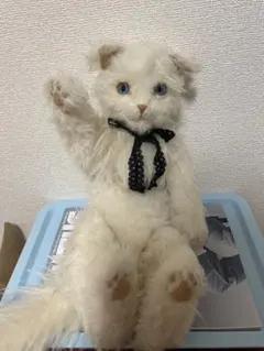 定価55000円 作家 ぬいぐるみ ハチワレねこちゃん 人形 - メルカリ