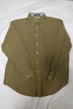 トミーヒルフィガー　チェックシャツ　Lサイズ