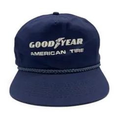 wegoodmorining様専用90s GOODYEAR 企業ロゴ キャップのサムネイル