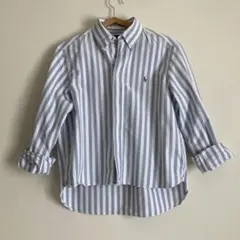 新品　ポロ　ラルフローレン オーバーサイズ　ポニー　刺繍　ストライプ　長袖