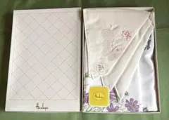 日本製・宮井　ガーゼタオル2枚＆麻混ハンカチセット