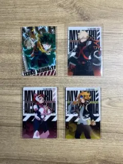 ヒロアカ　ウエハース　4点セット