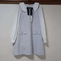 Ank Rouge グレー ミニワンピース M