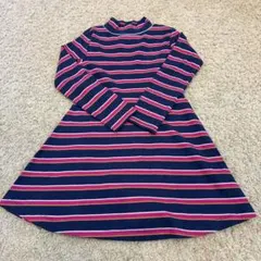 carter's 5T 長袖ワンピース ストライプ