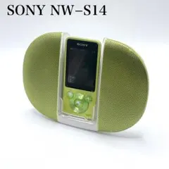 SONY ウォークマン NW−S14 ライムグリーン スピーカー付きのサムネイル