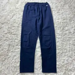 TANGRAM ゴルフパンツ M ネイビー ストレッチ テーパード ロゴ刺繍