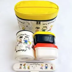 【未使用】スヌーピー　保温ジャー　弁当箱　フォーク付き　560ml Snoopyのサムネイル