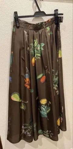 完売品】cabanシルク Green Showerプリント フレアスカートXS - メルカリ