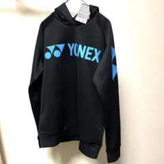 新品タグ付き　ヨネックス　スウェットパーカー　テニスウェア　SS 男女兼用　黒