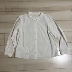 parkes 長袖シャツ　ホワイト　白　コットンのサムネイル