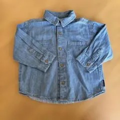 プティマイン　シャツ　デニムシャツ　ブラウス