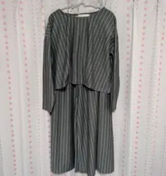 セブンデイズ=サンデイ　パンツセットアップ　長袖　グレー