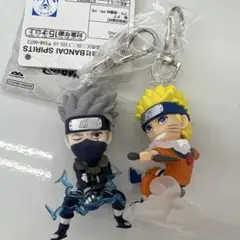NARUTO ナルト フィギュアキーホルダー うずまきナルト はたけカカシ ２個