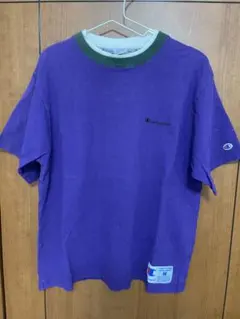 Champion 紫色 Tシャツ Mサイズ