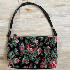 フェイラー　シュニール織りハンドバッグ　薔薇バラローズ