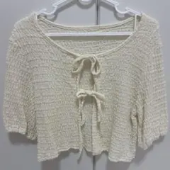 半袖カーディガン　S