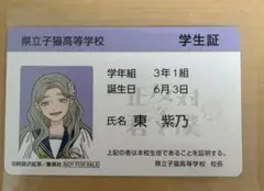 正反対な君と僕展 購入特典 学生証 平秀司 東紫乃 2点セット - メルカリ