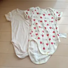 ユニクロロンパース 2枚セット 70cm 80cm