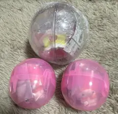 マイメロディ カプセルステッキ ×1 ふわふわフロッキードール ×2