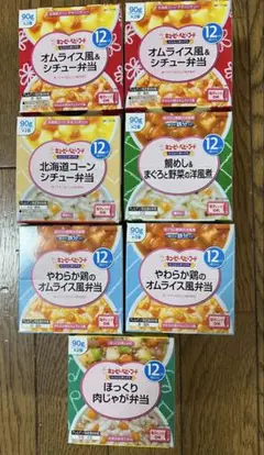 離乳食　キューピー12ヶ月〜/和光堂7ヶ月〜