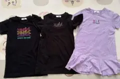 エックスガール★ステージス　半袖ワンピース3枚セット