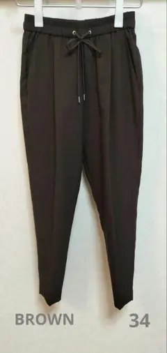 URBAN RESEARCH リネンライクドロストテーパードパンツ　34