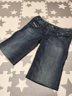 DIESEL ディーゼル ハーフデニムパンツ 短パン ブルー系 26インチ