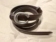 Cロゴバックル ベルト ダークブラウンのサムネイル