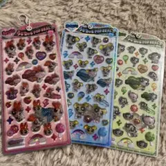正規品　うるちゅるポップシール　パワーパフガールズ　3種セット