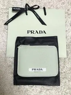 未使用 PRADA BEAUTY バニティ 大小セット バイカラー ノベルティ