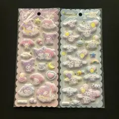 正規品　もちもちマシュマロシール　サンリオ　シナモロール　マイメロ　クロミ