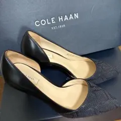 COLE HAAN ヘビ柄パンプス 高ヒール