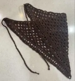 バブーシュカ　ブラウン　ハンドメイド