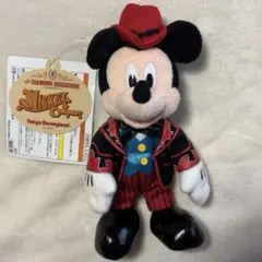 ミッキー ぬいぐるみバッジ【新品】