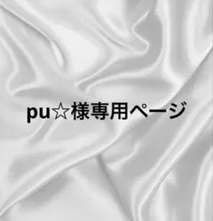 pu☆様専用ページ