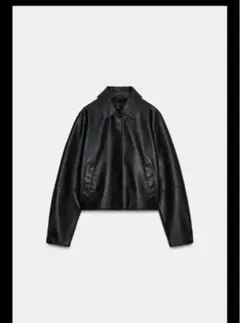ZARA★フェイクレザー ジャケット