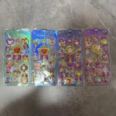 魔法少女風 クリスタル シャカシャカシール セボンスター 宝石 4枚セット