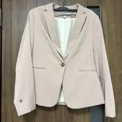 H&M　レディーススーツ　ジャケット　ピンクベージュ