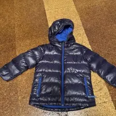 patagonia フード付きダウンジャケット ネイビー　120
