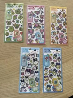 『正規品』早い者勝ち！　たまごっち平成ハッピーフォン５種セット