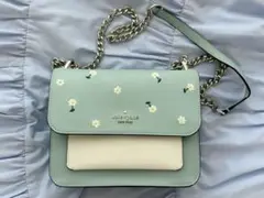 ケイトスペード kate spade マーガレット 花柄 ショルダーバッグ 水色のサムネイル