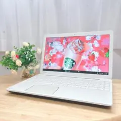 高性能i7 大容量SSD オフィス DVD カメラ Win11ノートパソコン 白