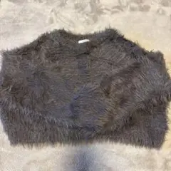 MURUA グレー　シャギーニット