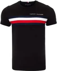 【美品】TOMMY HILFIGER ネイビー 半袖Tシャツ　M