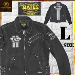 BATES メンズライダース 希少！BATES × kawasaki 本革 レザー ライダースジャケット LL - メルカリ