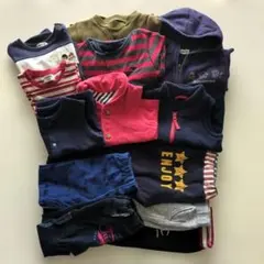 まとめ売り 90サイズ 男の子向け 13点 トップス8点ボトムス5点