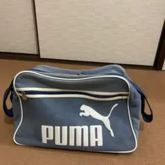 プーマ ショルダーバック　ブルー　ビンテージ